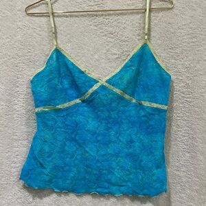 Blue August Moon cami top size m